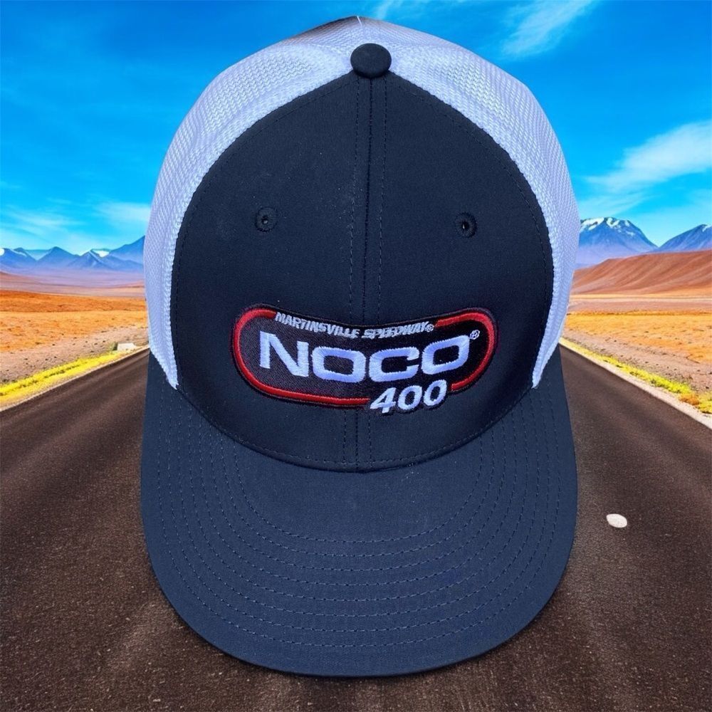NWT New NASCAR INDY The Game Noco 400 Black Mesh Baseball/Cap OS